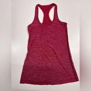 Lululemon Racerback Tank Top Color: Heather Red Women’s Size Small